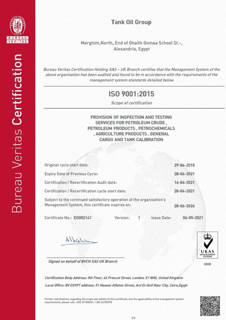 Iso Certificate